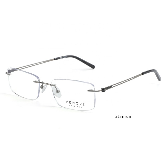 Wenzhou Supplier High Quality Oem Rimless Beta Titanium Frame Glasses Eyewear