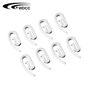 Eco-friendly Good Quality POM S Fold Curtain White Hook - Product Image 1