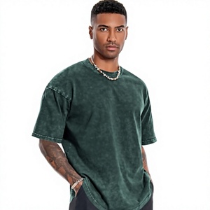 เสื้อยืดคอกลมแขนสั้นผู้ชาย Beazer Sports 240 กรัม ผ้าฝ้ายระบายอากาศ ป้องกันการเป็นขุย ทรงโอเวอร์ไซส์ สีเขียวเข้ม สไตล์ลำลอง - Product Image 4