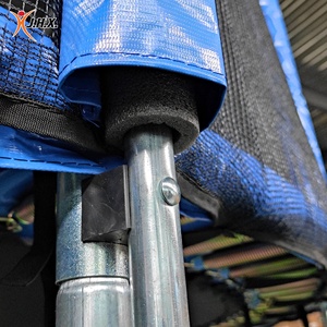 <span class=keywords><strong>Trampoline</strong></span> rond de <span class=keywords><strong>6</strong></span> pieds de 14 pieds et <span class=keywords><strong>filet</strong></span> de sécurité avec manchons en PVC - Product Image 5