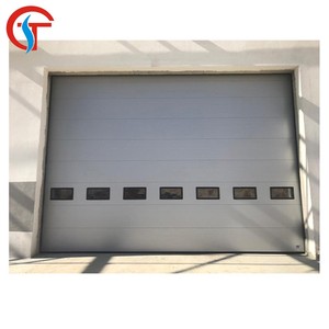 Usine vente directe 40mm épaisseur coupe-vent <span class=keywords><strong>atelier</strong></span> <span class=keywords><strong>porte</strong></span> <span class=keywords><strong>coulissante</strong></span> levage électrique arrière industriel <span class=keywords><strong>porte</strong></span> sectionnelle aérienne - Product Image 3