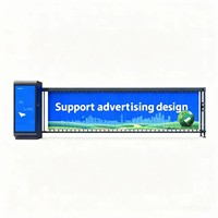 Barrière de stationnement automatique de sécurité routière avec télécommande et publicité intelligente