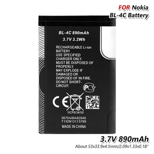 Batterie de remplacement de qualité supérieure 890 mAh BL-4C pour Nokia 6100 6300 6260, certifiée CE RoHS, vente en gros, grade A - Product Image 2