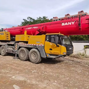 Grue sur chenilles d'occasion SANY de 200 tonnes, modèle SAC200C8-8, commande PLC, moteur, flèche principale de 90 m, flèche fixe de 22 m, contrepoids de 61 tonnes, fabrication - Product Image 1