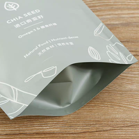 Sachet alimentaire isotherme en aluminium imprimé sur mesure, thermoscellable, résistant aux hautes températures, type stand-up