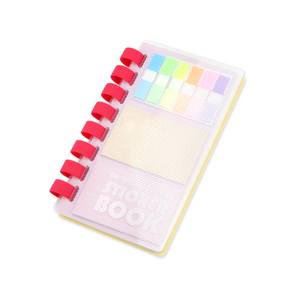 Cahier de notes autocollantes en spirale créatif, onglets d'index multicolores et reliure élastique, fournitures scolaires de bureau pour une <span class=keywords><strong>organisation</strong></span> efficace - Product Image 2