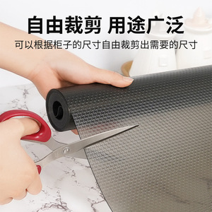 แผ่นรองลิ้นชัก Eva รูปทรงสี่เหลี่ยมผืนผ้า ลายจุดสีดำ ทำจากถ่านไม้ไผ่ หนาพิเศษ กันน้ำมัน กันน้ำ กันความชื้น สำหรับวางบนชั้นวางของ - Product Image 3
