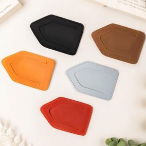 Hot Selling PU Leather Elegant Geometric Leather <b>Bookmark</b> Premium Gift Durable Page Clip for Journals Gift for Read Lovers - Product Image 3