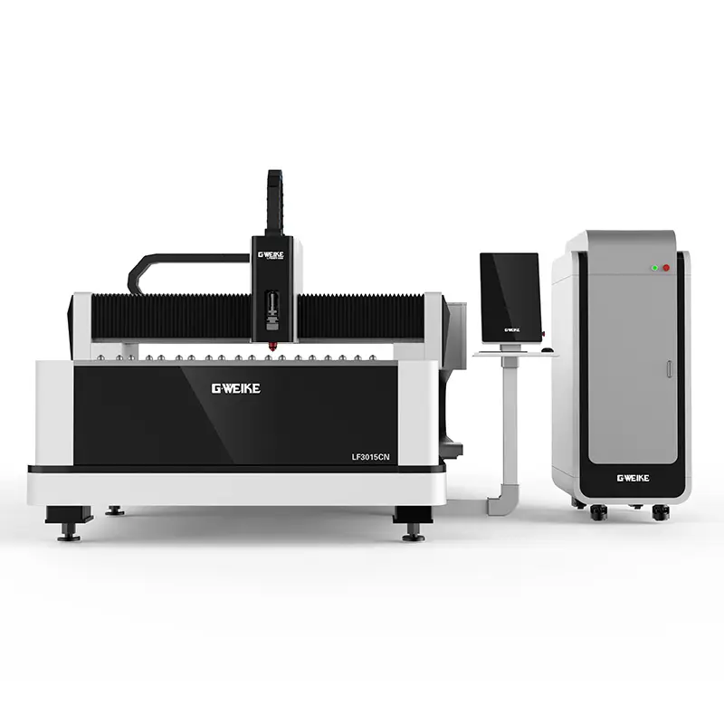 Gweike Lf3015cn Hoge Kwaliteit 1000W-4000W 3000Mm * 1500Mm Ipg/Raycus Cnc Fiber Lasersnijmachine
