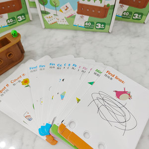 Juego de lógica Smart Bugs, 40 tarjetas, rompecabezas cognitivo para niños de 3 años en adelante - Product Image 3