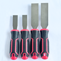 Ensemble de 4 grattoirs universels, ensemble de ciseaux plats CRV, ensemble de ciseaux à bois, outils à main industriels, lame multifonction, ensemble d'outils de grattoir pour joints