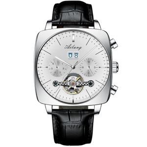 Reloj de Pulsera Mecánico para Hombre Ailang 8655, Diseño Cuadrado, Esfera Grande, Tourbillon - Product Image 4