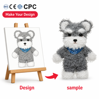 Jouets en peluche personnalisés pour chiens, jouets mignons pour chiots, jouets en peluche doux et kawaii pour enfants, cadeaux, décoration de chambre, vente en gros, OEM