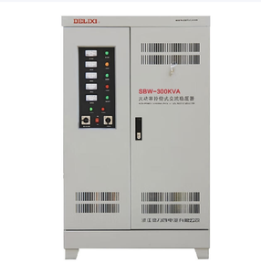 Régulateur de tension automatique triphasé industriel SBW-300kVA, entrée 304~456V, sortie 380V 3%, séquence de phases - Product Image 1