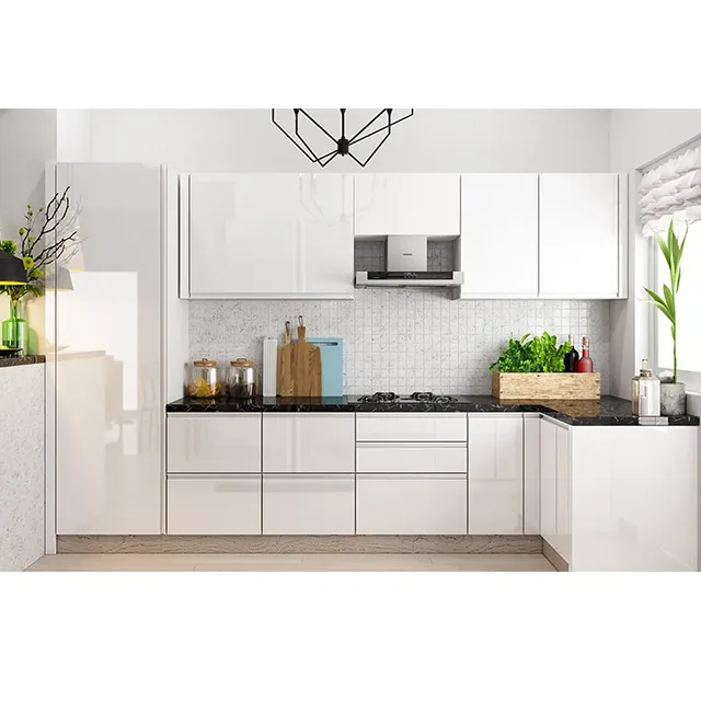 2022 Hot Koop Kleine En Eenvoudige Moderne Keuken Ontwerp