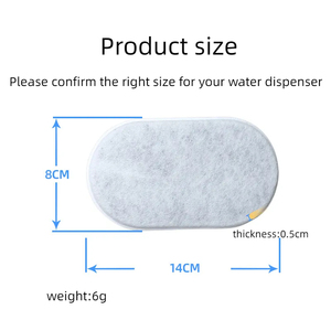 SOLO WILD Atacado Hotsell <span class=keywords><strong>Pet</strong></span> Gatos Filtro De Carvão Ativado Substituição De Fonte De Água Filtro Automático De Fonte De Água - Product Image 3