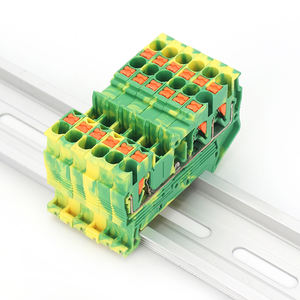 PT 2.5 ikiz PE toprak toprak 1 2 Out bahar <span class=keywords><strong>Terminal</strong></span> bloğu besleme yoluyla Push-in elektrik konnektörü - Product Image 5