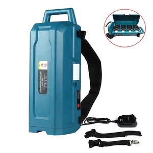 Sac à dos d'alimentation portable, <span class=keywords><strong>batterie</strong></span> externe pour outils Makita, Dewalt, <span class=keywords><strong>Bosch</strong></span> 14,4-20V, <span class=keywords><strong>support</strong></span> pour 4 batteries Li-ion - Product Image 1