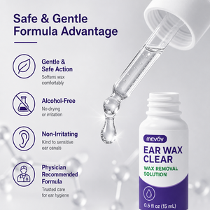 <span class=keywords><strong>Gotas</strong></span> <span class=keywords><strong>para</strong></span> Eliminar <span class=keywords><strong>Cera</strong></span> de Oídos de Marca Privada <span class=keywords><strong>para</strong></span> una Higiene y Limpieza Diaria Suave del Oído, Proveedor de Fábrica OEM ODM Personalizado - Product Image 2