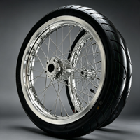 Juego de Ruedas Surron Light Bee X Supermoto de 17 Pulgadas con Bujes CNC 7075, Neumáticos de Calle 70/90-17 90/80-17 para Actualización de Segway X160 X260