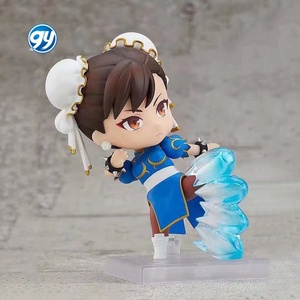 Figura Articulada Estilo Nendoroid de Chun-Li de <span class=keywords><strong>Street</strong></span> <span class=keywords><strong>Fighter</strong></span>, Versión Q 1993, con Rostro Intercambiable, Hecha de Plástico - Product Image 2