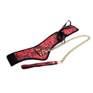 BDSM kırmızı <span class=keywords><strong>Vintage</strong></span> çekiş zinciri yaka boyun yüzük çift flört oyna seks oyuncakları - Product Image 3