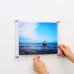 Tùy chỉnh rõ ràng Acrylic hình ảnh khung treo tường nổi không khung trang trí độ giấy chứng nhận khung ảnh - Product Image 3