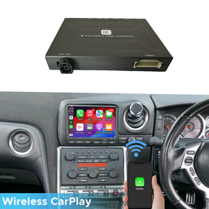 CARUPEZ <span class=keywords><strong>CarPlay</strong></span> sans fil pour Nissan GTR R35 2010-2019 Module Android Auto DCC-CP-GTR Interface multimédia portable Lecteur radio - Product Image 1