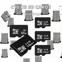 Carte SD de haute qualité CLASS10 de 4 Go à 512 Go, mémoire flash, matériau plastique, modèle noir MC, compatible avec les appareils photo