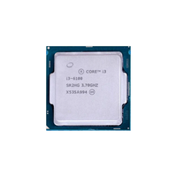 Prosesor Bekas Original I3 6100 6100T i5 6400 CPU Gaming Desktop Generasi ke-6 3.7GHz Dual Core 51W 3MB LGA 1151 Prosesor Core I3 CPU