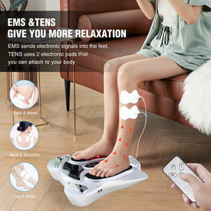 Masajeador de pies electromagnético de baja frecuencia, masaje tens para la circulación sanguínea con almohadillas de electrodos - Product Image 2