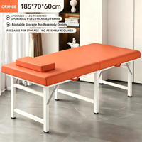 Matelas de beauté pliable, lit de massage professionnel, table de physiothérapie portable, table de massage à domicile, tapis de moxibustion 185x70cm