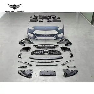 Diffuseur de pare-chocs de voiture neuf en plastique PP de haute qualité avec clips 2022-2023 pour <span class=keywords><strong>Classe</strong></span> C W206 à <span class=keywords><strong>AMG</strong></span> - Product Image 2