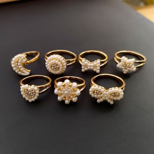 Anillos de Zirconia Chapados en Oro de Moda para Mujer al por Mayor Jxx, Joyería de Latón Económica para Regalo de Boda para Chicas - Product Image 5