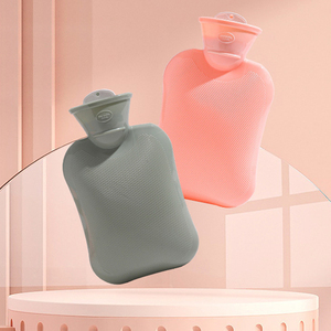 Bouillotte en silicone extra longue pour l'hiver, chauffe-mains et corps, sûre pour les pieds, douce, tendance, réutilisable, écologique, avec couvercle en velours côtelé - Product Image 3