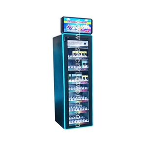 Exhibidor Refrigerado para Bolsas de Nicotina, Vitrina Vertical con Puerta de Vidrio e Iluminación LED para Tiendas de Tabaco - Product Image 2