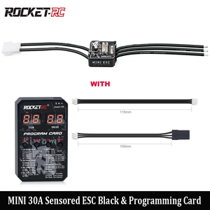 ROCKET-<span class=keywords><strong>RC</strong></span> Kiwami Mini Sensored Không Chổi Than 30A 2S Esc & Lập Trình Thẻ Cho 1/28 Quy Mô 1/27 Mini Điều Khiển Từ Xa Xe Ô Tô - Product Image 6