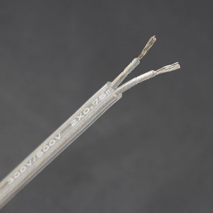 <span class=keywords><strong>Cable</strong></span> Flexible <span class=keywords><strong>de</strong></span> 300V, 2 Núcleos, 0.75mm2, <span class=keywords><strong>Cable</strong></span> Transparente <span class=keywords><strong>de</strong></span> PVC, <span class=keywords><strong>Cable</strong></span> <span class=keywords><strong>de</strong></span> Iluminación, <span class=keywords><strong>Cable</strong></span> Transparente - Product Image 1