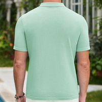 Individueller Slim-Cardigan Herren gestricktes T-Shirt lässig sexy Revers Geschäft Strick Herren Polo-Shirts