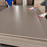 Panneau de contreplaqué peint en mélamine E0 18 mm 2440x1220 mm pour mobilier d'hôtel moderne
