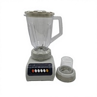 Robot culinaire multifonction transfrontalier 2-en-1 pour la maison, mixeur, moulin, extracteur de jus électrique haute vitesse 5 vitesses 1,5 L double