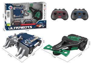 Nouveau design 2.4G STEM 4WD 8 canaux lumière cascadeur en plastique Rc BattleBots télécommande combat combat Robot jouet avec arme - Product Image 6