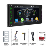 Système CarPlay sans fil, Android Auto, autoradio Bluetooth, Mirror Link, autoradio MP5 pour Toyota