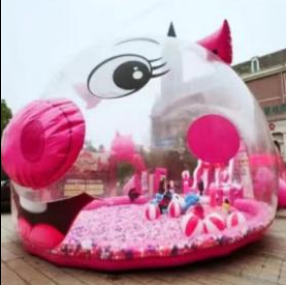 Aire de jeux gonflable Île Lapin Mignonne, Maison Bulle Lapin, Château Gonflable pour Aire de Jeux Extérieure, Amusant pour Enfants et Adultes - Product Image 6