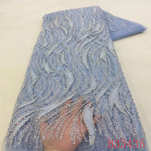 Haute qualité nigérian mariée brodé soluble dans l'eau Aso Ebi africain Guipure cordon dentelle pour robe - Product Image 2