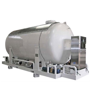 5000 litres Réservoirs de stockage de gaz 2.5ton Pression Ammoniac Semi Trail <span class=keywords><strong>Propane</strong></span> lpg réservoir Skid Station - Product Image 1