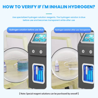 Inhalateur d'hydrogène portable intelligent |   99,99% de pureté élevée 6000ML/MIN |   Machine à hydrogène-oxygène pour les modes de vie actifs