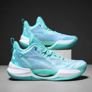 Chaussures de basketball pour hommes en gros, style 2026, nouvelles chaussures de course respirantes en maille, chaussures de sport à semelle en caoutchouc pour jeunes - Product Image 1