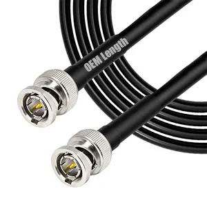 4K Rg6 kabel Sdi fleksibel, kabel koaksial 3G 12G Hd Sdi 6G 10M 20M 15M 50M 100M