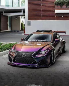 Kit carrosserie style Rocket Bunny en FRP, directement de l'usine, pour Lexus RCF : lèvre avant, jupes latérales, diffuseur arrière, spoiler - Product Image 3